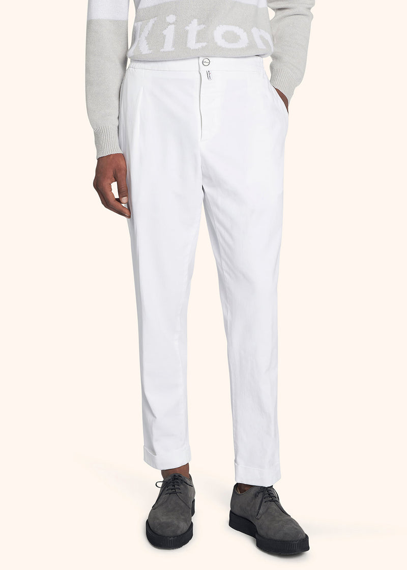 Kiton PANTALONI Lyocell UFP1LACJ0344A02 Vendite Flash