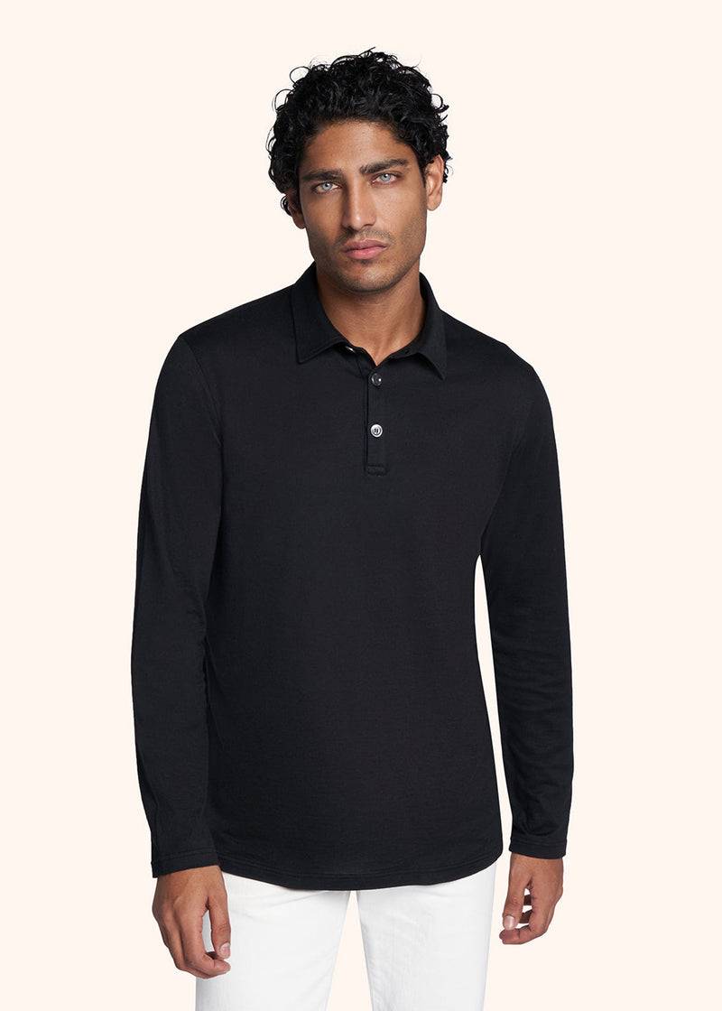 Kiton POLO ML Cotone UMK020815 Nuovo