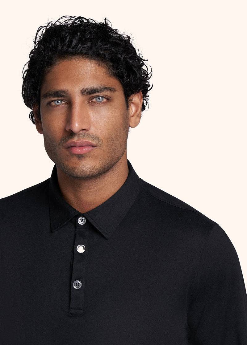 Kiton POLO ML Cotone UMK020815 Nuovo