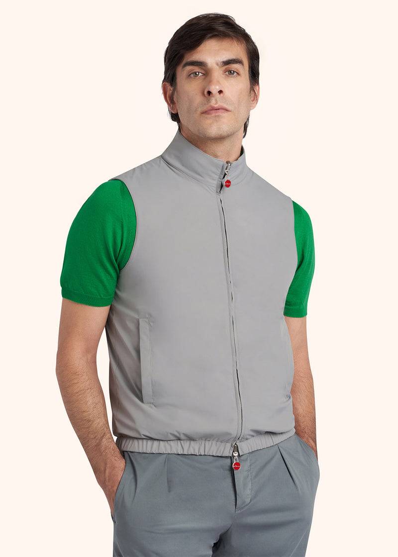 Kiton GIUBBOTTO SMANICATO POLIESTERE UW1730V0834C03 Vendita Economica
