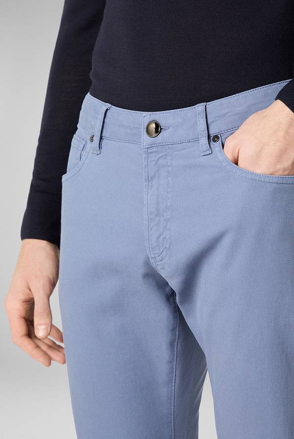 Lab. Pal Zileri Pantalone 5 tasche in cotone stretch tinto in capo Outlet