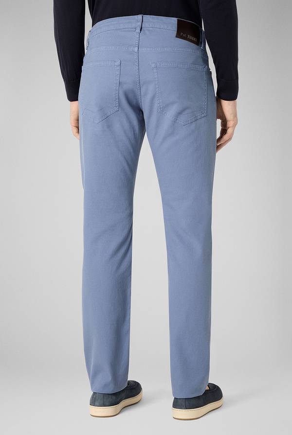 Lab. Pal Zileri Pantalone 5 tasche in cotone stretch tinto in capo Outlet