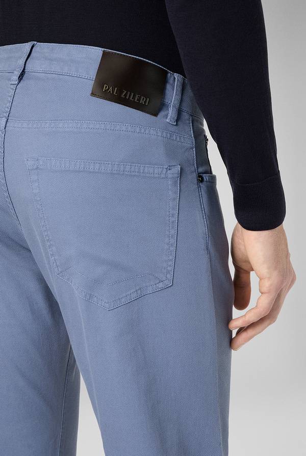 Lab. Pal Zileri Pantalone 5 tasche in cotone stretch tinto in capo Outlet