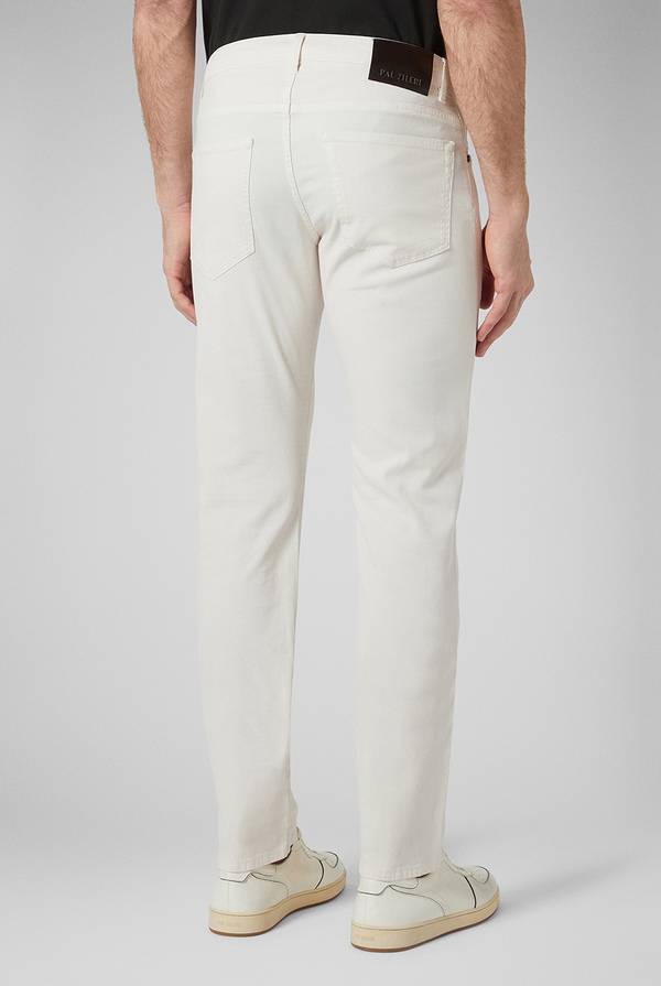 Lab. Pal Zileri Pantalone 5 tasche in cotone stretch tinto in capo Saldi Di Fabbrica