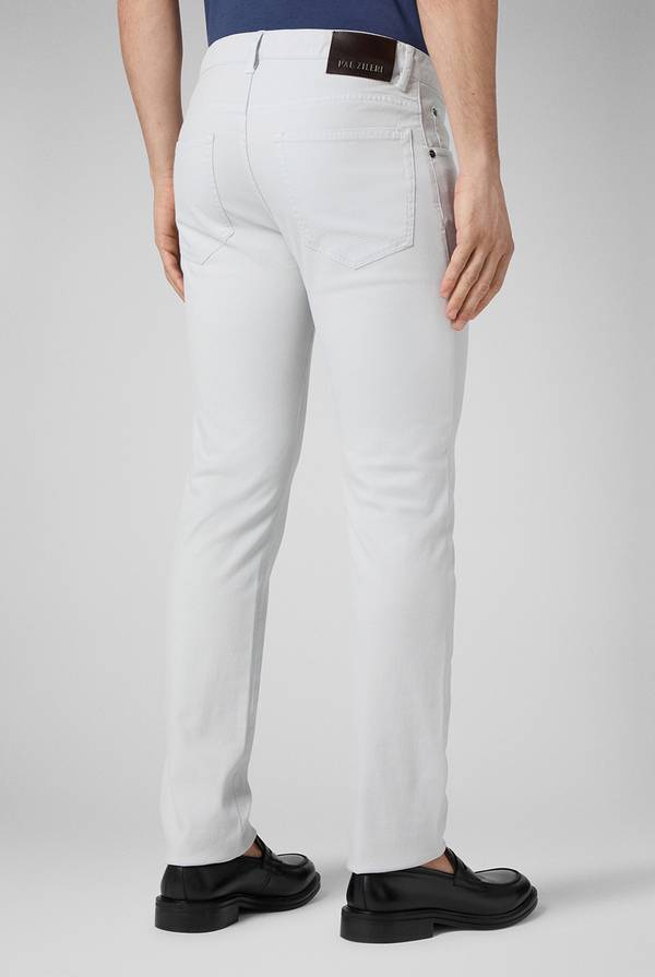 Lab. Pal Zileri Pantalone 5 tasche in cotone stretch tinto in capo Moda