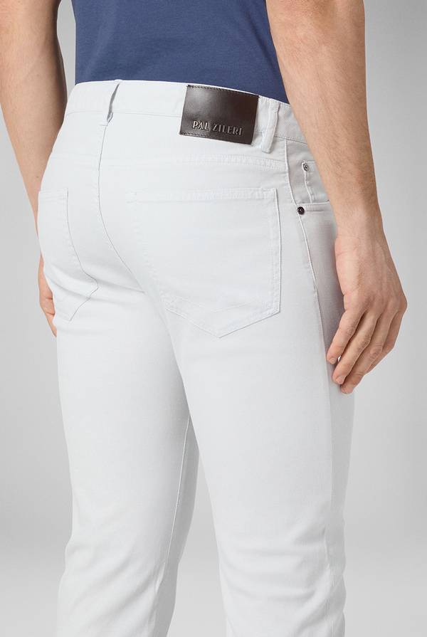 Lab. Pal Zileri Pantalone 5 tasche in cotone stretch tinto in capo Moda