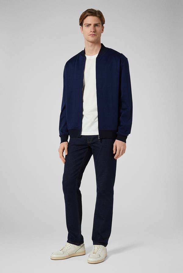 Lab. Pal Zileri Felpa in cotone jacquard Consegna Veloce