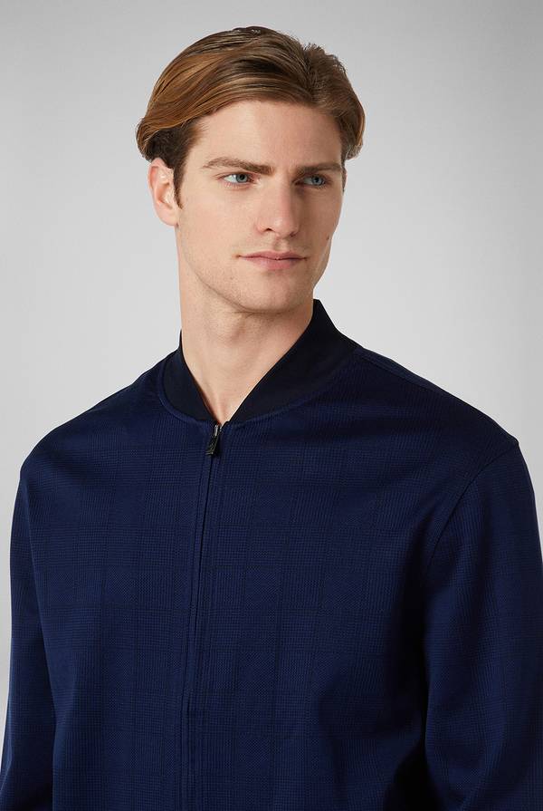 Lab. Pal Zileri Felpa in cotone jacquard Consegna Veloce