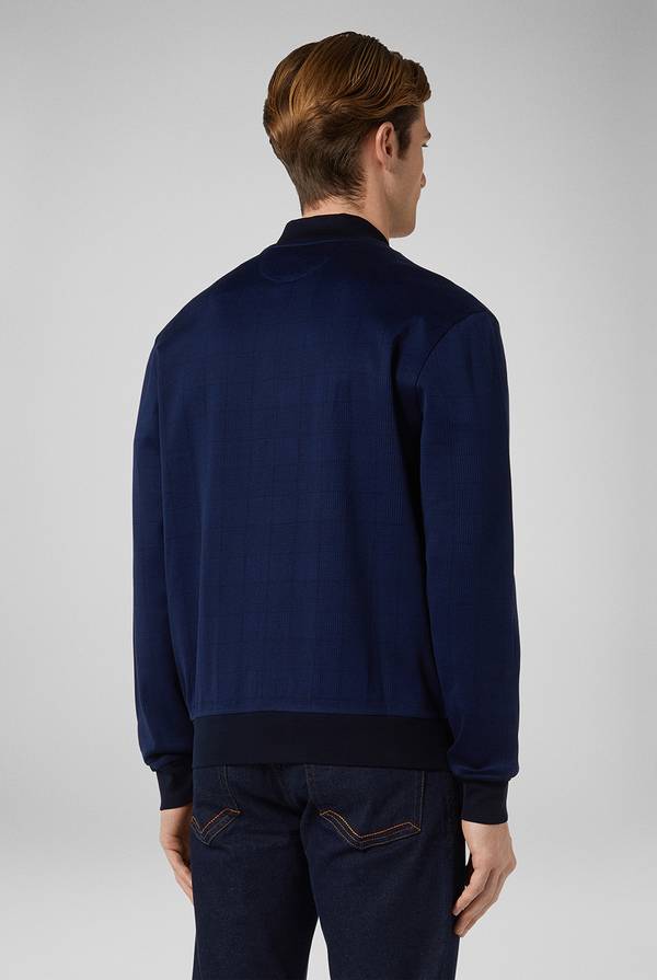 Lab. Pal Zileri Felpa in cotone jacquard Consegna Veloce