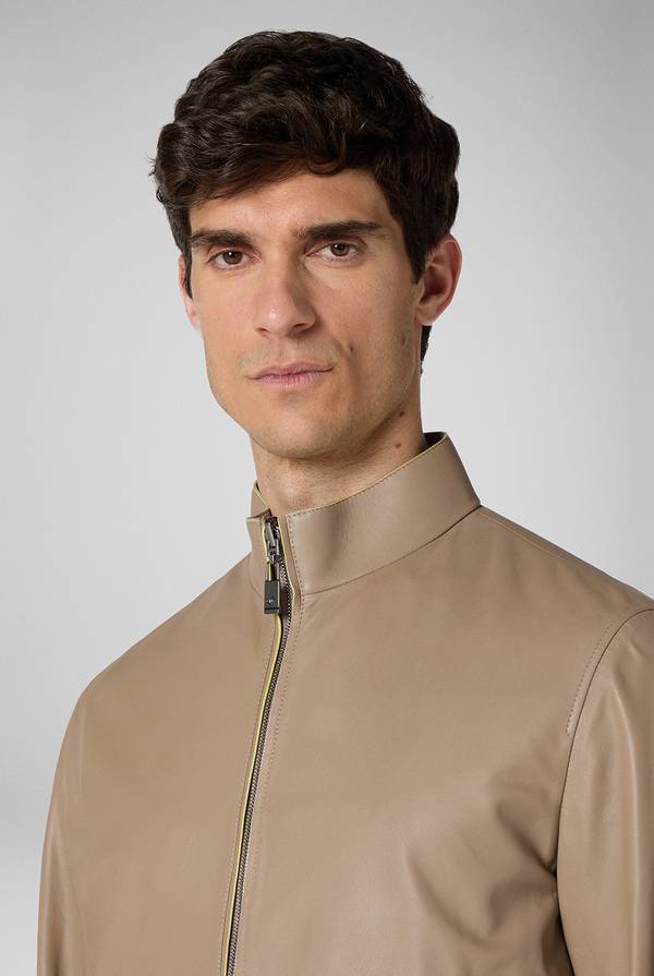 Lab. Pal Zileri Biker reversibile in nappa e nylon Saldi Di Fabbrica