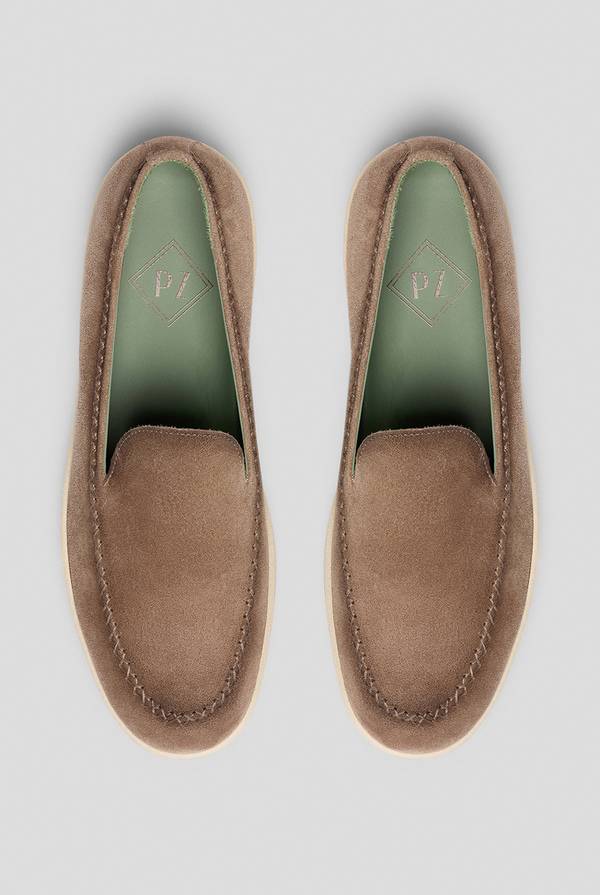 Lab. Pal Zileri Mocassino con suola in gomma Vendita Calda
