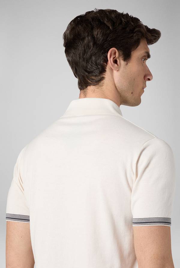 Lab. Pal Zileri Polo con finiture millerighe Sconto