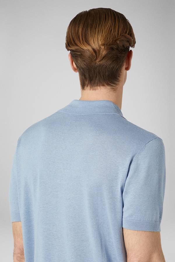 Lab. Pal Zileri Polo in maglia di lino e seta Offerta