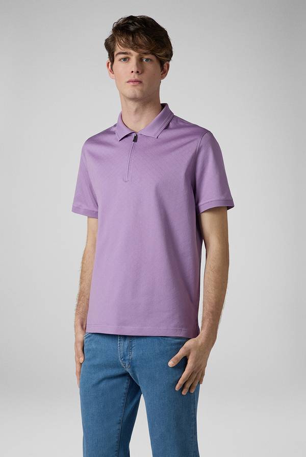 Lab. Pal Zileri Polo con monogramma allover Hotsell