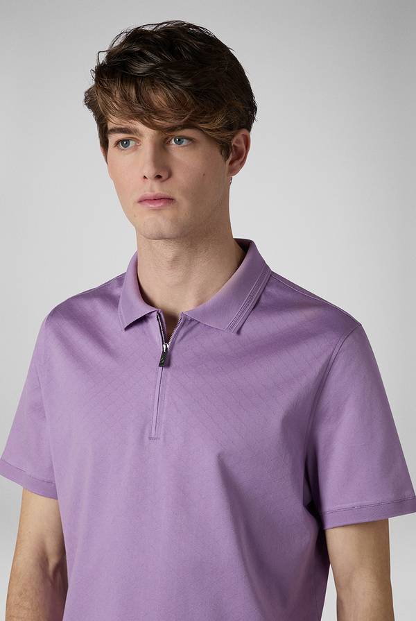 Lab. Pal Zileri Polo con monogramma allover Hotsell