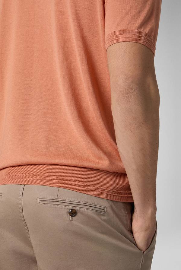 Lab. Pal Zileri Polo in cotone e tencel Vendite Flash