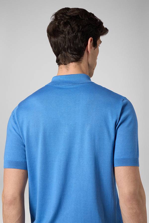 Lab. Pal Zileri Polo in maglia di lana e seta In Saldo