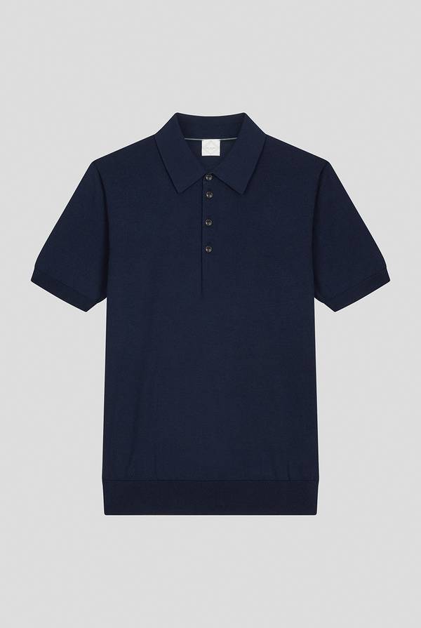 Lab. Pal Zileri Polo in maglia di seta e cotone