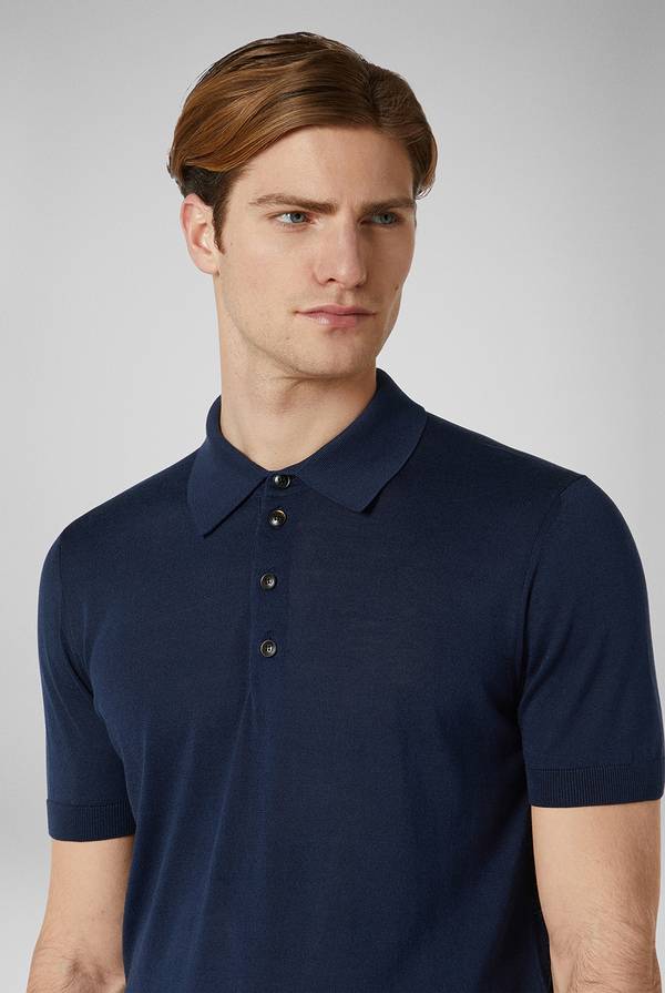 Lab. Pal Zileri Polo in maglia di seta e cotone Moda