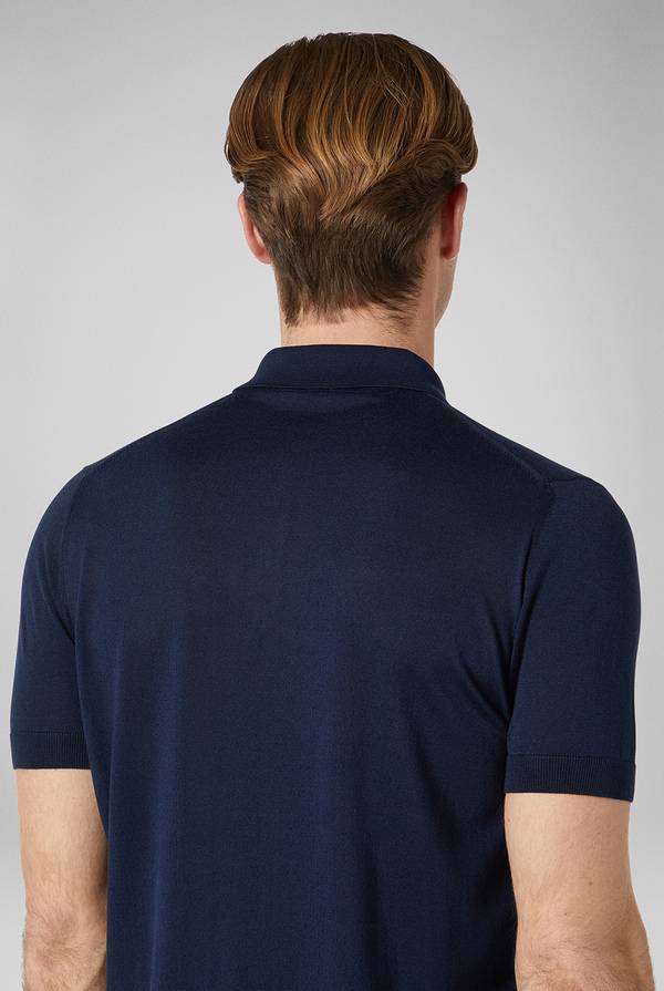 Lab. Pal Zileri Polo in maglia di seta e cotone Moda