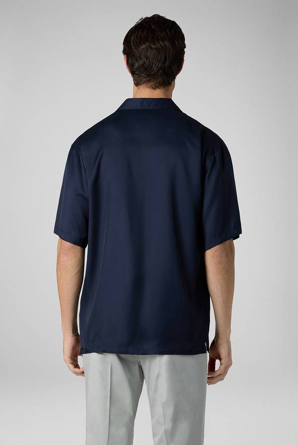 Lab. Pal Zileri Camicia bowling blu navy Acquista Ora