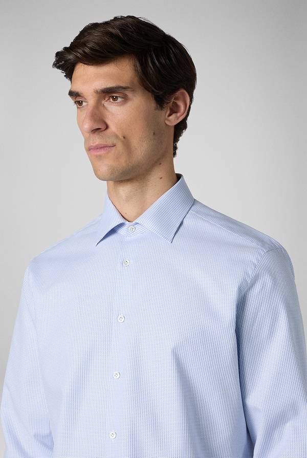 Lab. Pal Zileri Camicia in puro cotone jacquard Consegna Veloce