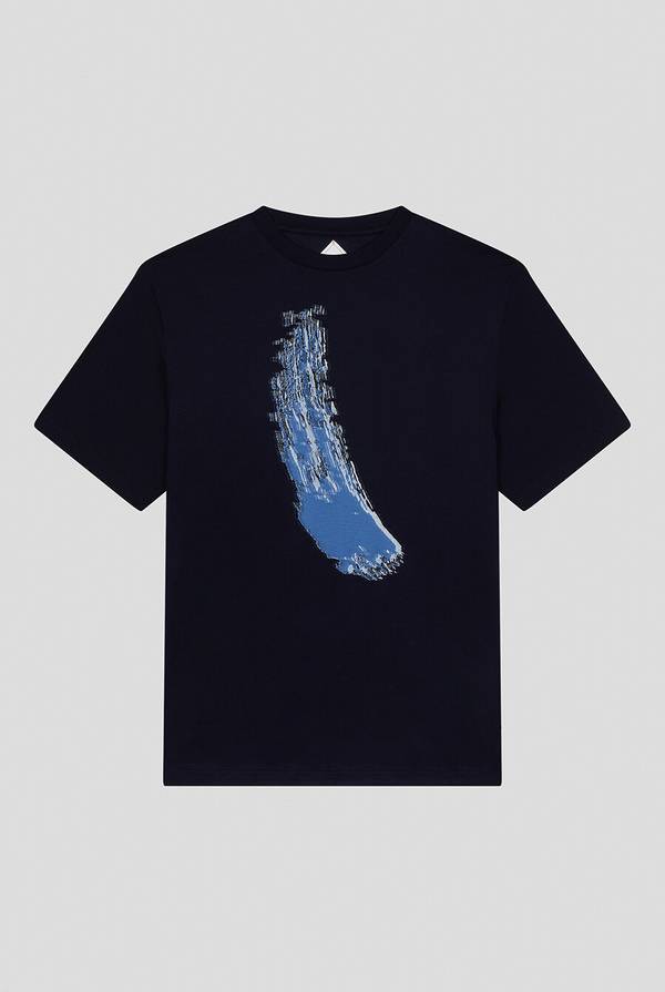 Lab. Pal Zileri Tshirt con lavorazione jacquard In Saldo
