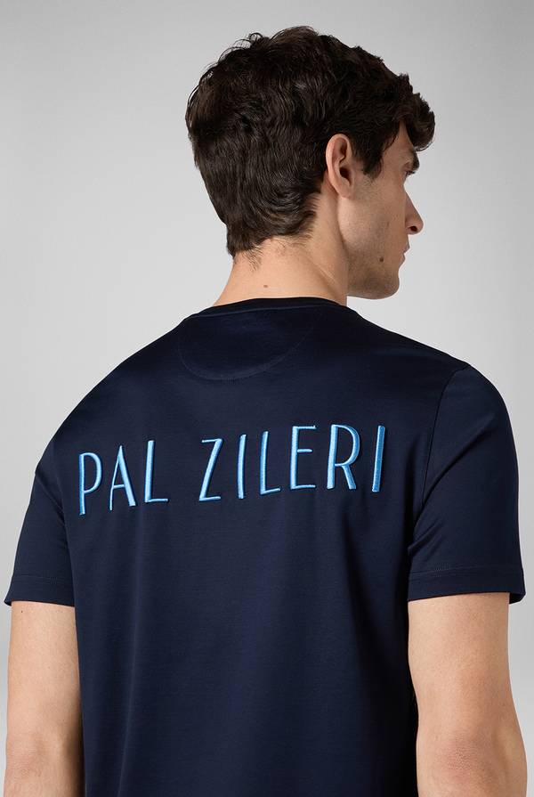 Lab. Pal Zileri Tshirt con lavorazione jacquard In Saldo