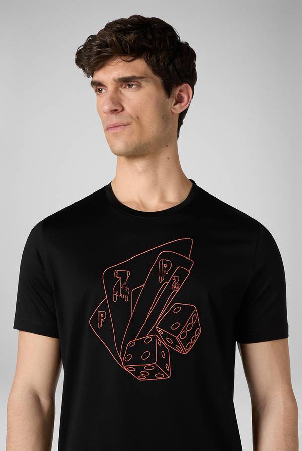 Lab. Pal Zileri Tshirt ricamata Negozi Online