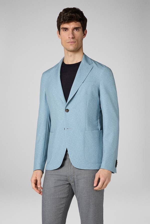 Lab. Pal Zileri Giacca Effortless in jersey stampato Affare Del Giorno
