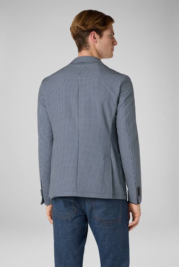Lab. Pal Zileri Giacca Effortless in jersey con motivo pied de poule Negozio