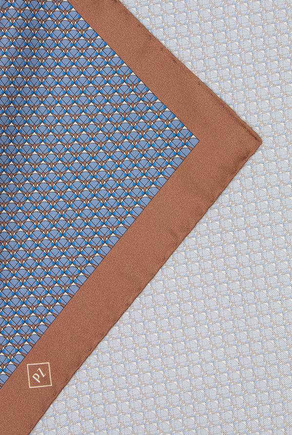 Lab. Pal Zileri Pochette in seta stampata Fino Al -60%