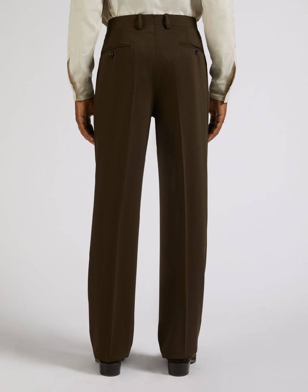 Lardini Pantalone attitude marrone in lana Affare Del Giorno