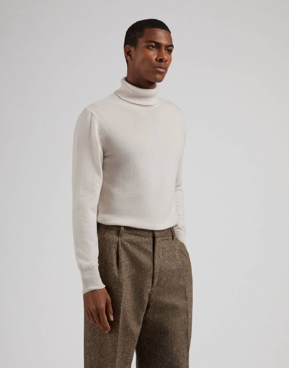 Lardini Dolcevita beige in 100% puro cashmere cariaggi Fino al 50% di sconto