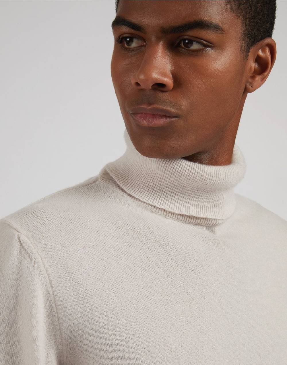 Lardini Dolcevita beige in 100% puro cashmere cariaggi Fino al 50% di sconto
