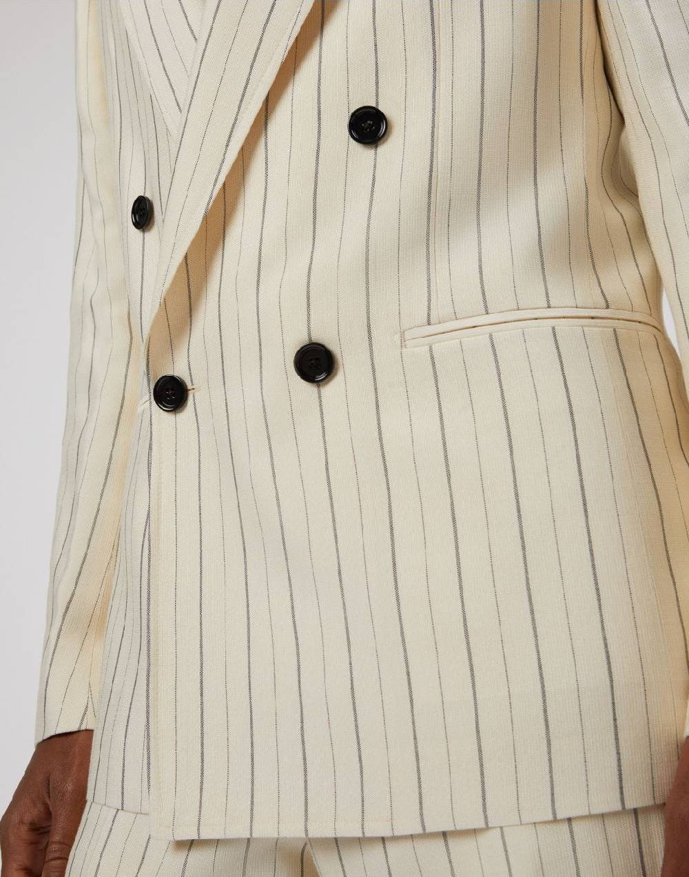 Lardini Blazer attitude gessato mosso in viscosa Nuovo