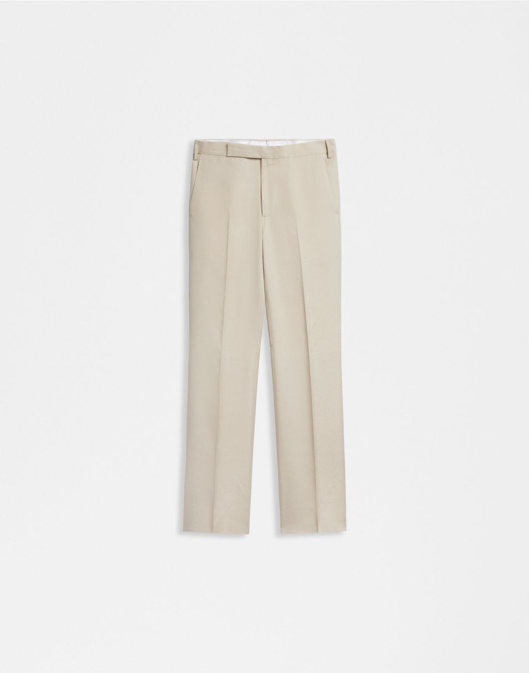 Lardini Pantalone attitude panna con fondo ampio