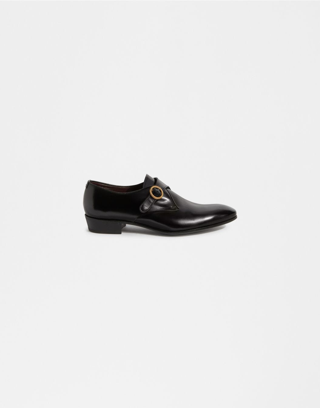 Lardini Scarpa classica in pelle con fibbia dorata Offerta