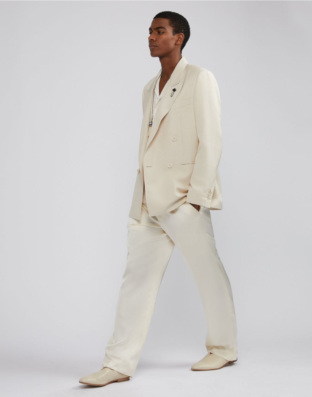 Lardini Pantalone comfort attitude in viscosa con elastico Economico
