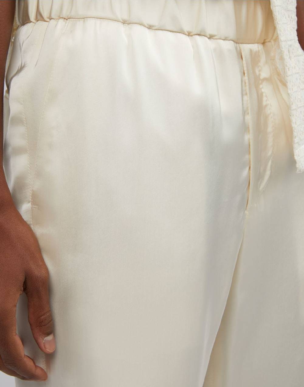 Lardini Pantalone comfort attitude in viscosa con elastico Economico