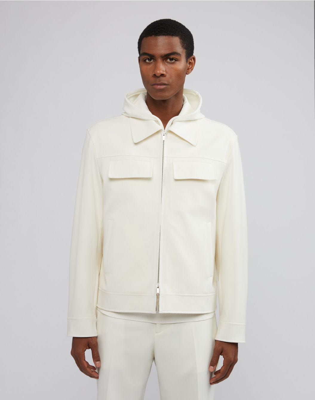 Lardini Giacca camicia panna Hotsell