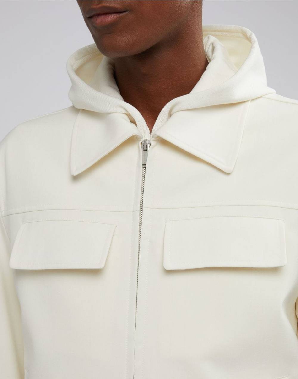 Lardini Giacca camicia panna Hotsell