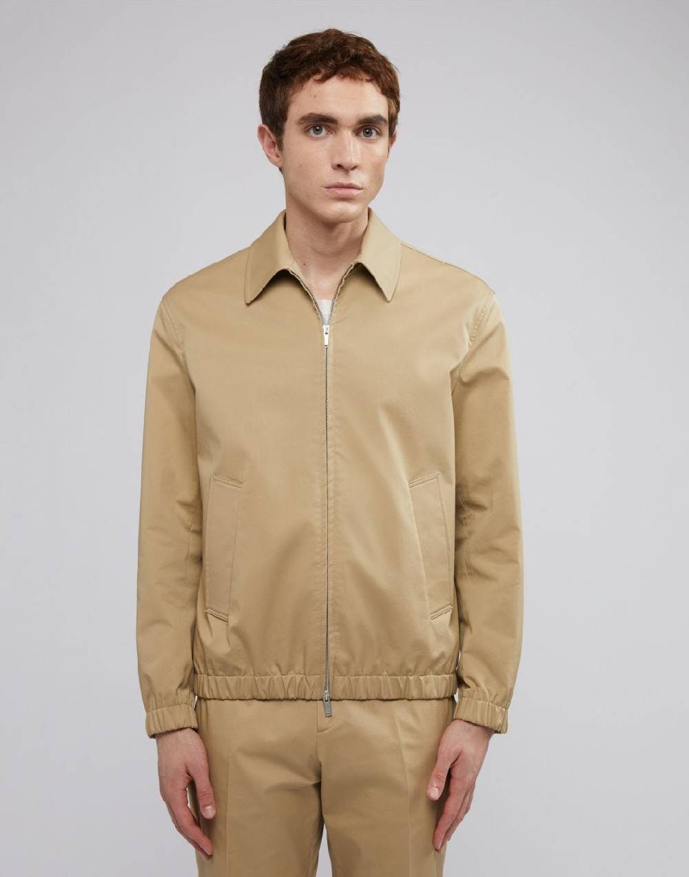 Lardini Giubbino beige decostruito Vendita Calda