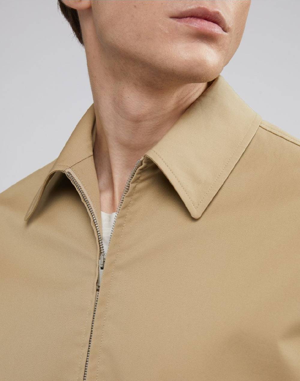Lardini Giubbino beige decostruito Vendita Calda