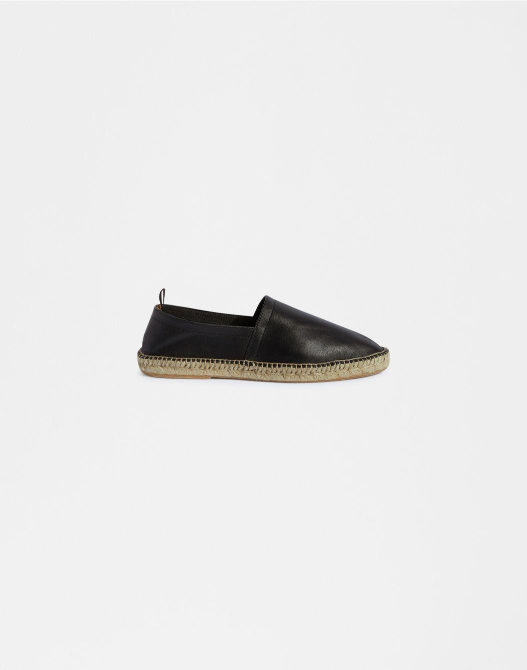 Lardini Espadrillas in vitello scamosciato semilucido nero Vendita Economica