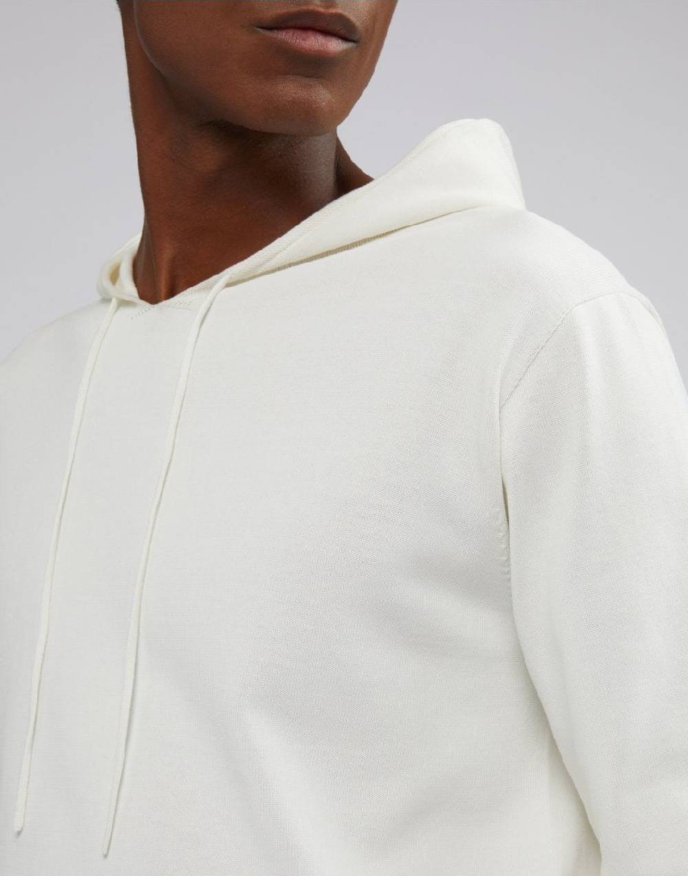 Lardini Felpa con cappuccio in cotone crêpe Soddisfazione Garantita