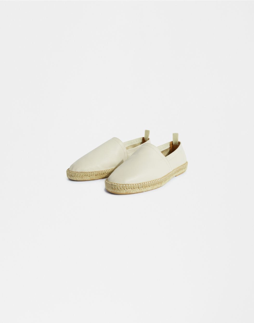 Lardini Espadrillas in vitello scamosciato semilucido panna Qualità Garantita