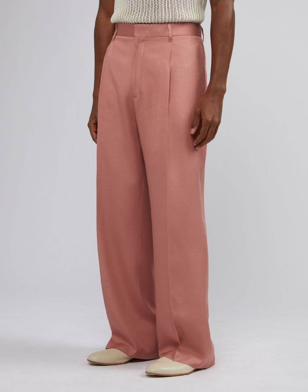 Lardini Pantalone comfort rosa in viscosa Acquista Ora