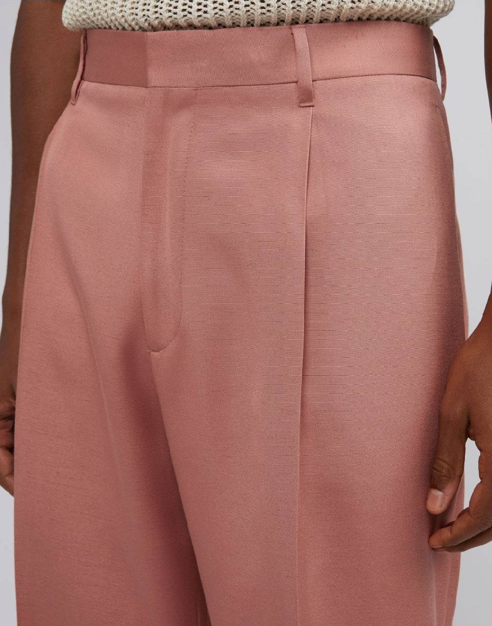 Lardini Pantalone comfort rosa in viscosa Acquista Ora