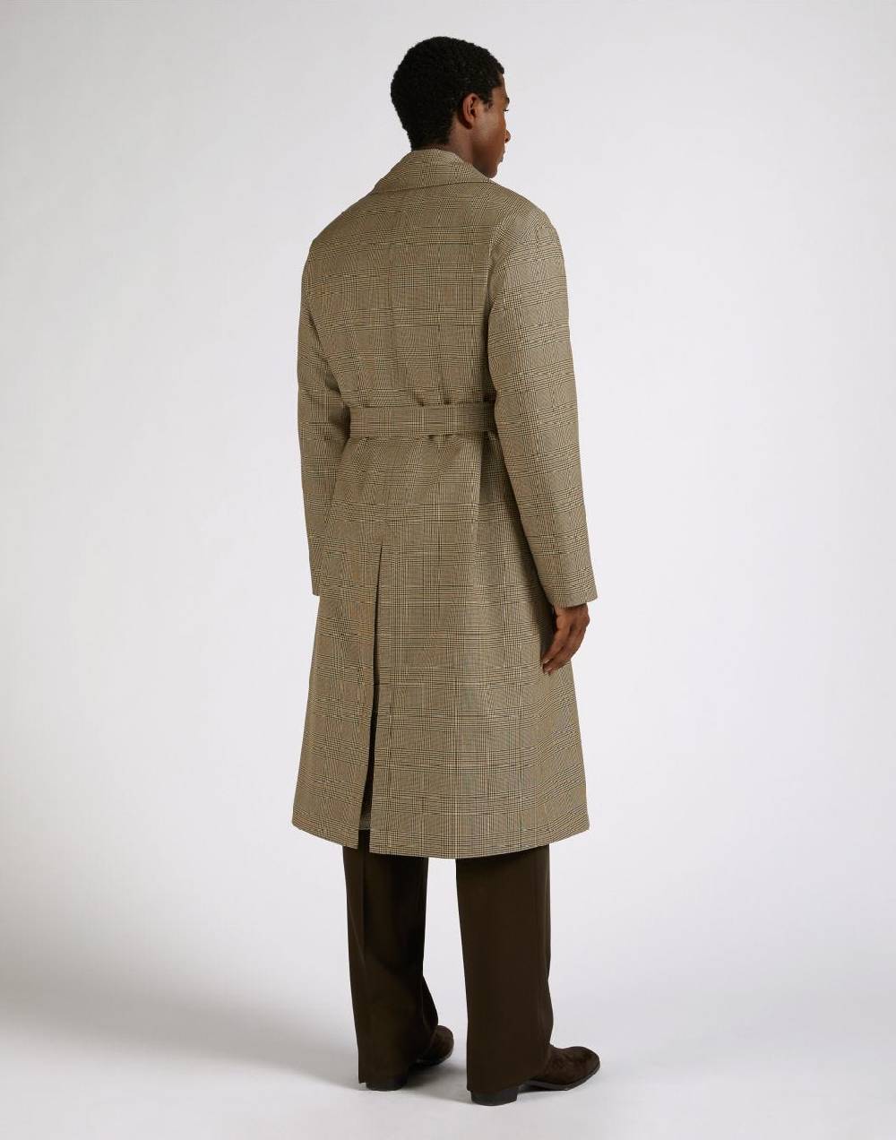 Lardini Trench doppiopetto attitude in lana con cintura in vita Shopping Online
